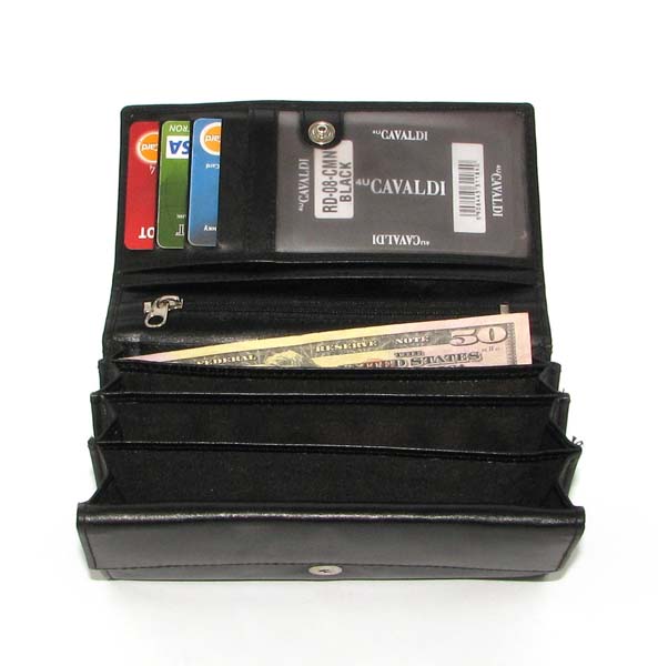 Кошелек женский Cavaldi RD-08-CMN BLACK Кошелек женский Cavaldi RD-08-CMN BLACK